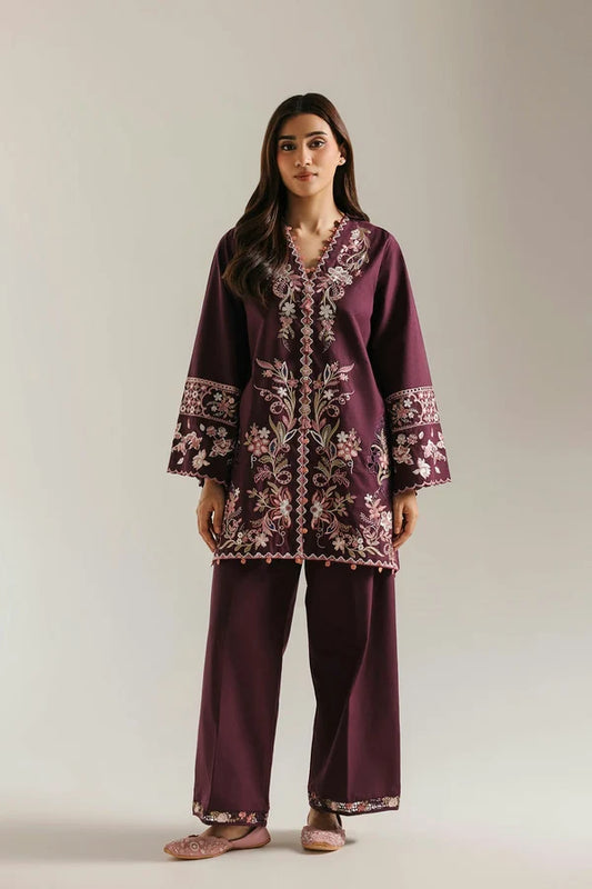 Ethnc Rozana '26 - Embroidered Suit | E4785-103-501