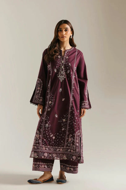 Ethnc Rozana '26 - Embroidered Suit | E4788-103-516