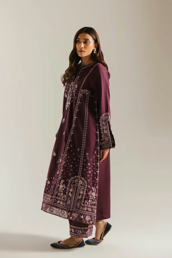 Ethnc Rozana '26 - Embroidered Suit | E4788-103-516
