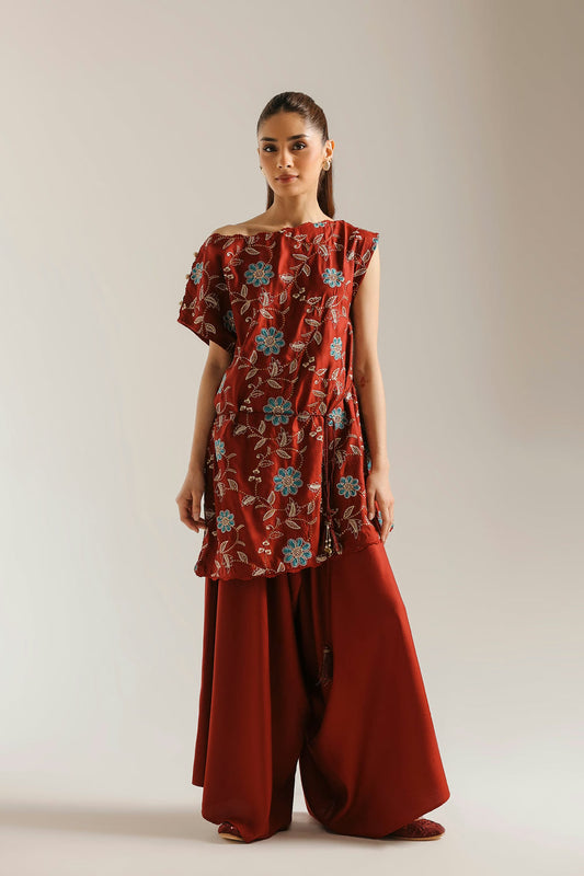 Ethnc Rozana '26 - Embroidered Suit | E4819-103-415
