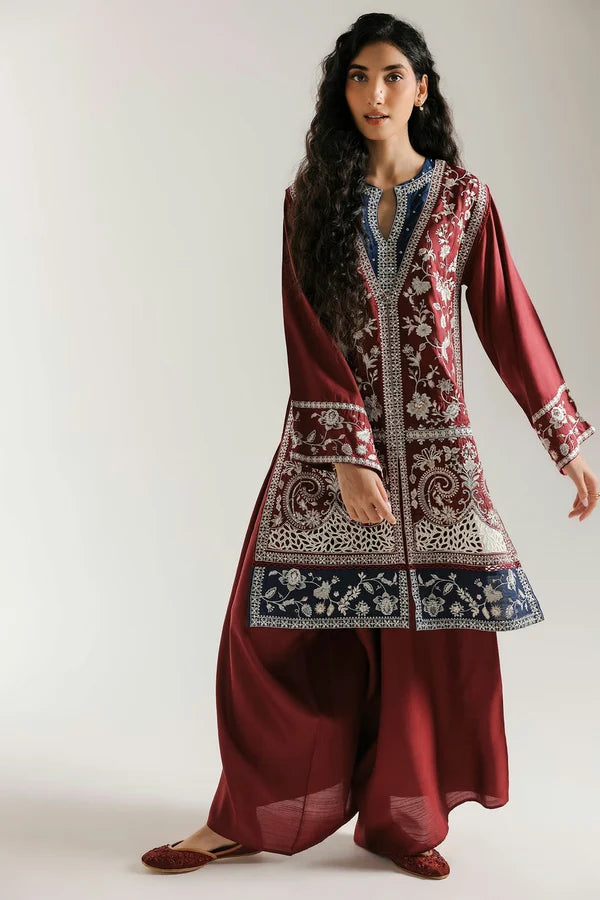 Ethnc Rozana '26 - EMBROIDERED SUIT | E4825-103-402