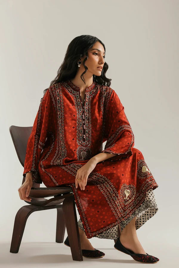 Ethnc Rozana '26 - EMBROIDERED SUIT | E4835-103-306