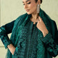 Maria.B Luxury Formals Velvet '26 - 3 Piece Embroidered Velvet Suit | SFW2512-GRN