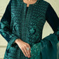 Maria.B Luxury Formals Velvet '26 - 3 Piece Embroidered Velvet Suit | SFW2512-GRN