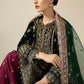 Maria.B Luxury Formals Velvet '26 - 3 Piece Embroidered Velvet Suit | SR12522-GRN