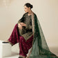 Maria.B Luxury Formals Velvet '26 - 3 Piece Embroidered Velvet Suit | SR12522-GRN