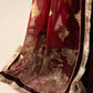 Maria.B Luxury Formals Velvet '26 - 3 Piece Embroidered Velvet Suit | SFW2543-MRN