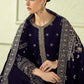 Maria.B Luxury Formals Velvet '26 - 3 Piece Embroidered Velvet Suit | SFW2546-PRP