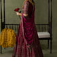 Maria.B Luxury Formals Velvet '26 - 3 Piece Embroidered Velvet Suit | SFW2602-PNK