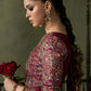 Maria.B Luxury Formals Velvet '26 - 3 Piece Embroidered Velvet Suit | SFW2602-PNK