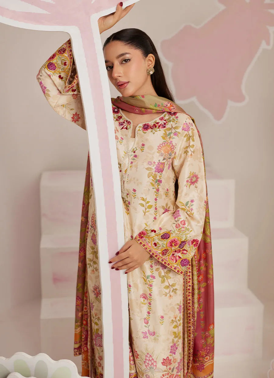 Farah Talib Aziz Ramadan Eid Frou Frou '26 - Soreya - Tunic, Izaar And Dupatta