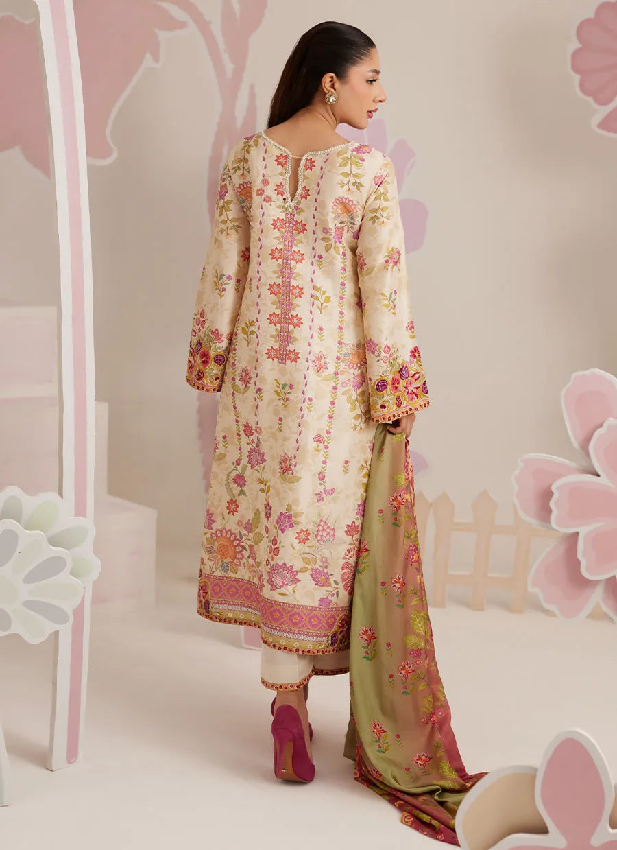 Farah Talib Aziz Ramadan Eid Frou Frou '26 - Soreya - Tunic, Izaar And Dupatta