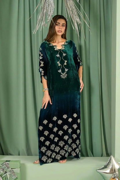 Flairs Studio Lustre The Velvet Glow '26 - Teal Drizzle