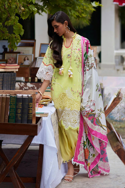 Sana Safinaz Unstitched Embroidered 3 Piece Muzlin Suit | M262-010a-cl