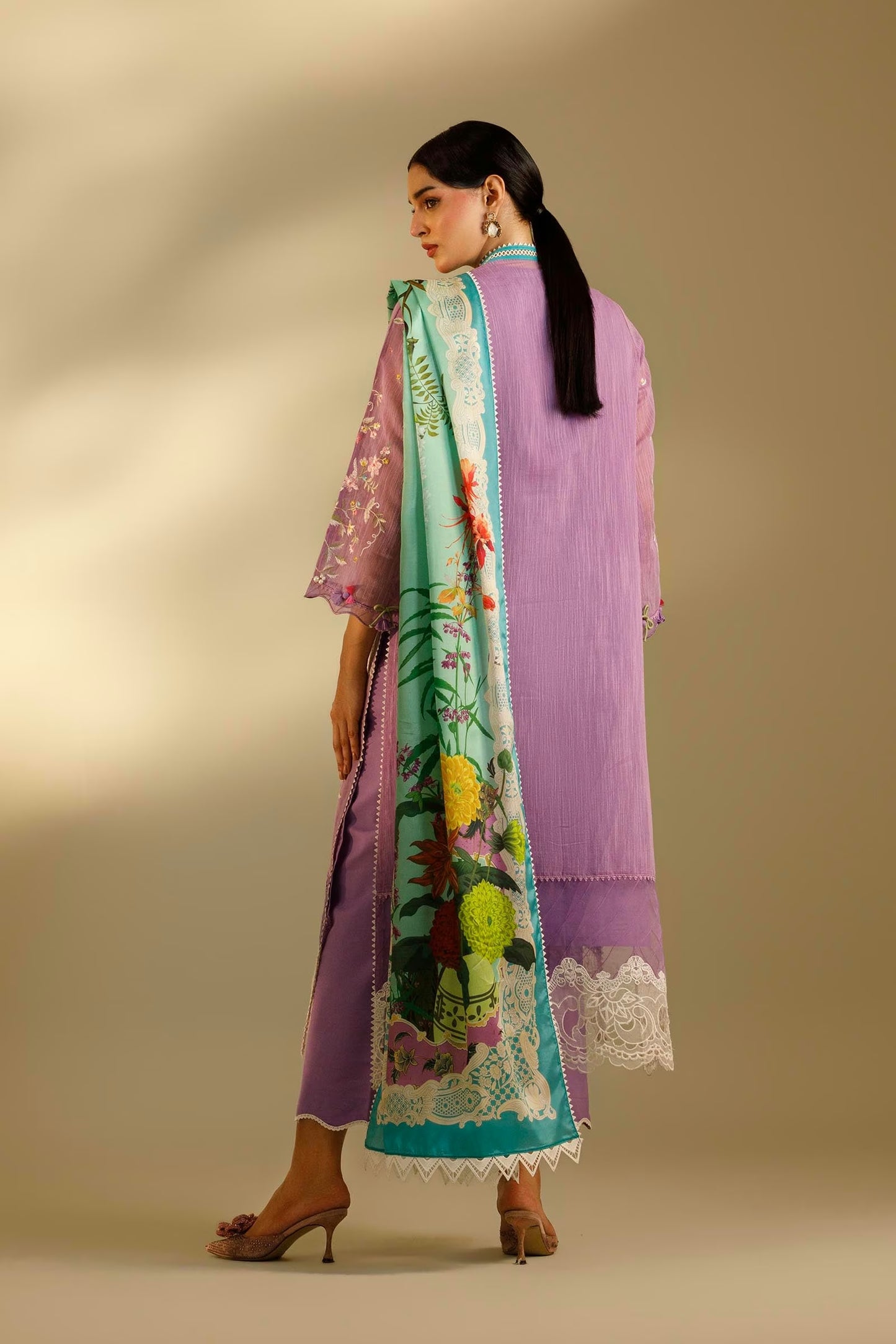Sana Safinaz Unstitched Embroidered 3 Piece Muzlin Suit | M262-010b-cl
