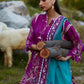 Sana Safinaz Unstitched Embroidered 3 Piece Muzlin Suit | M262-016b-dc