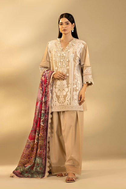 Sana Safinaz Unstitched Embroidered 3 Piece Muzlin Suit | M262-018b-dd