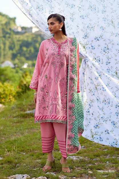 Sana Safinaz Unstitched Embroidered 3 Piece Muzlin Suit | M262-005a-cj