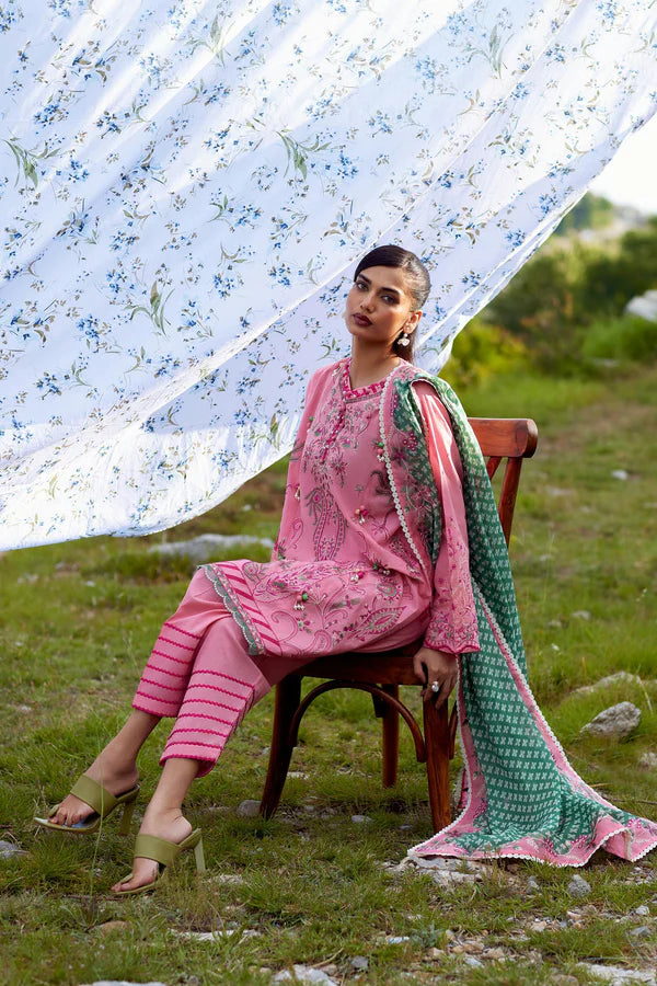 Sana Safinaz Unstitched Embroidered 3 Piece Muzlin Suit | M262-005a-cj