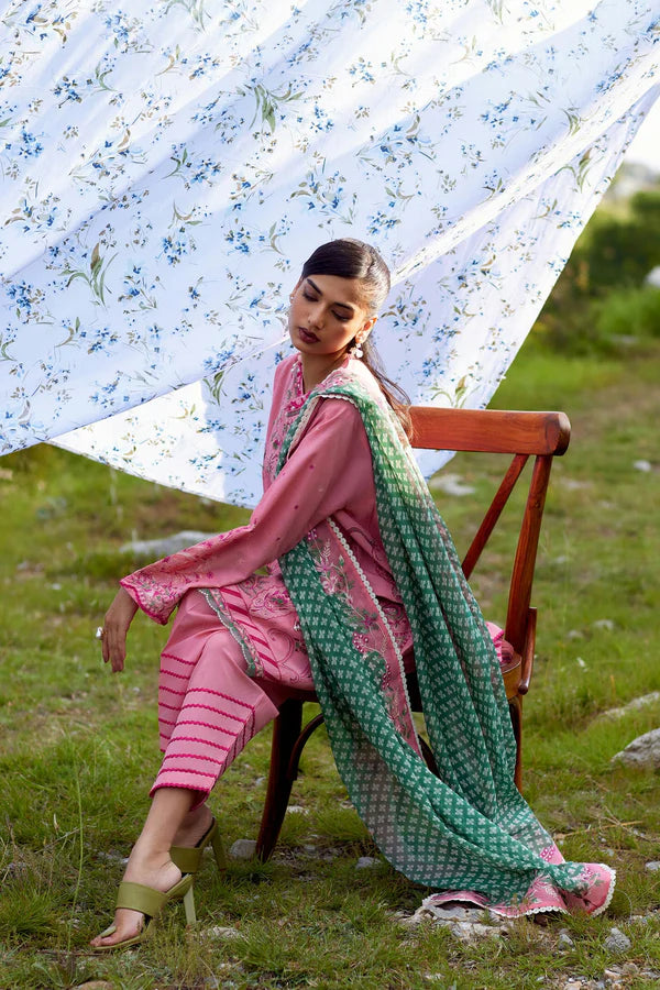 Sana Safinaz Unstitched Embroidered 3 Piece Muzlin Suit | M262-005a-cj