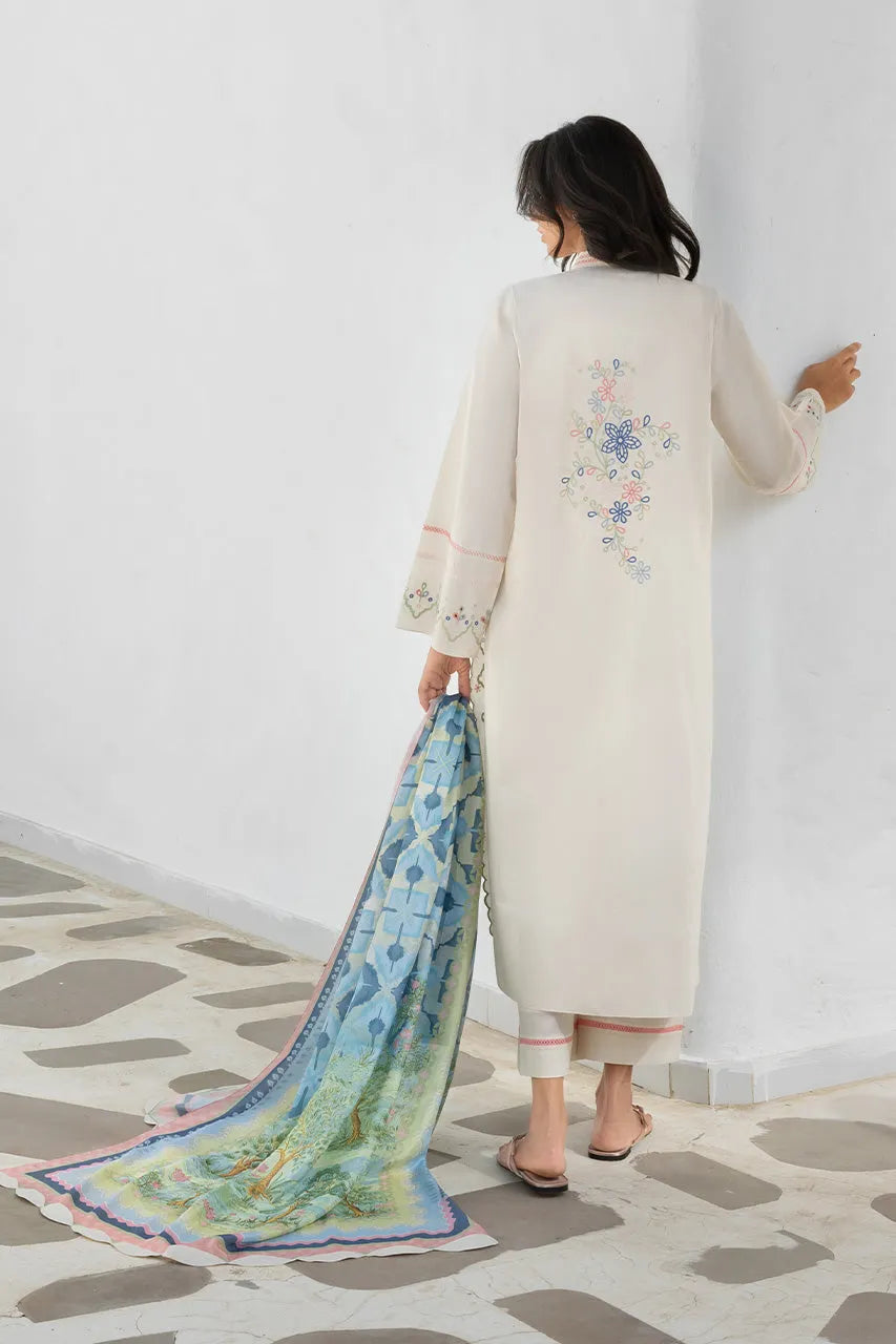 Sania Maskatiya Unstitched Lawn '26 - Vinny (A)