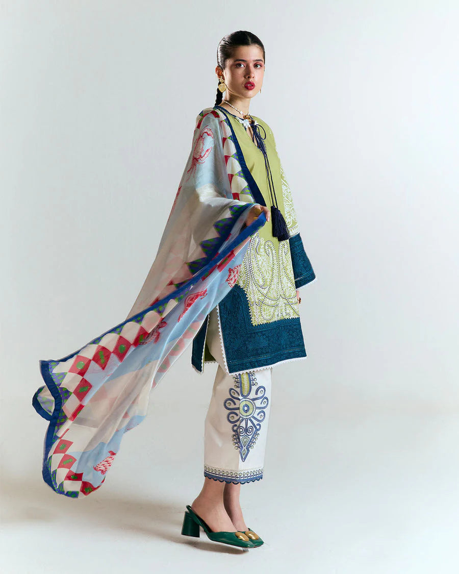 Jugnu Spring/Summer Unstitched '25 - Bia