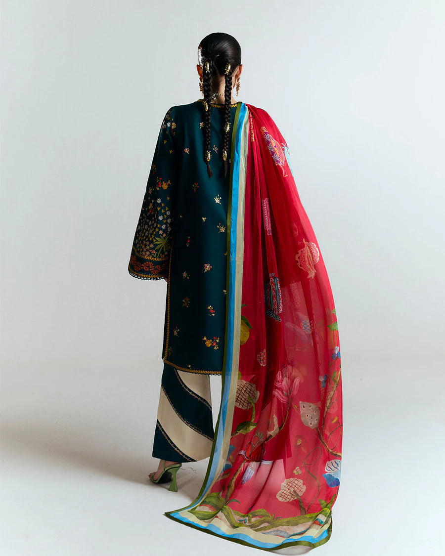 Jugnu Spring/Summer Unstitched '25 - Anara