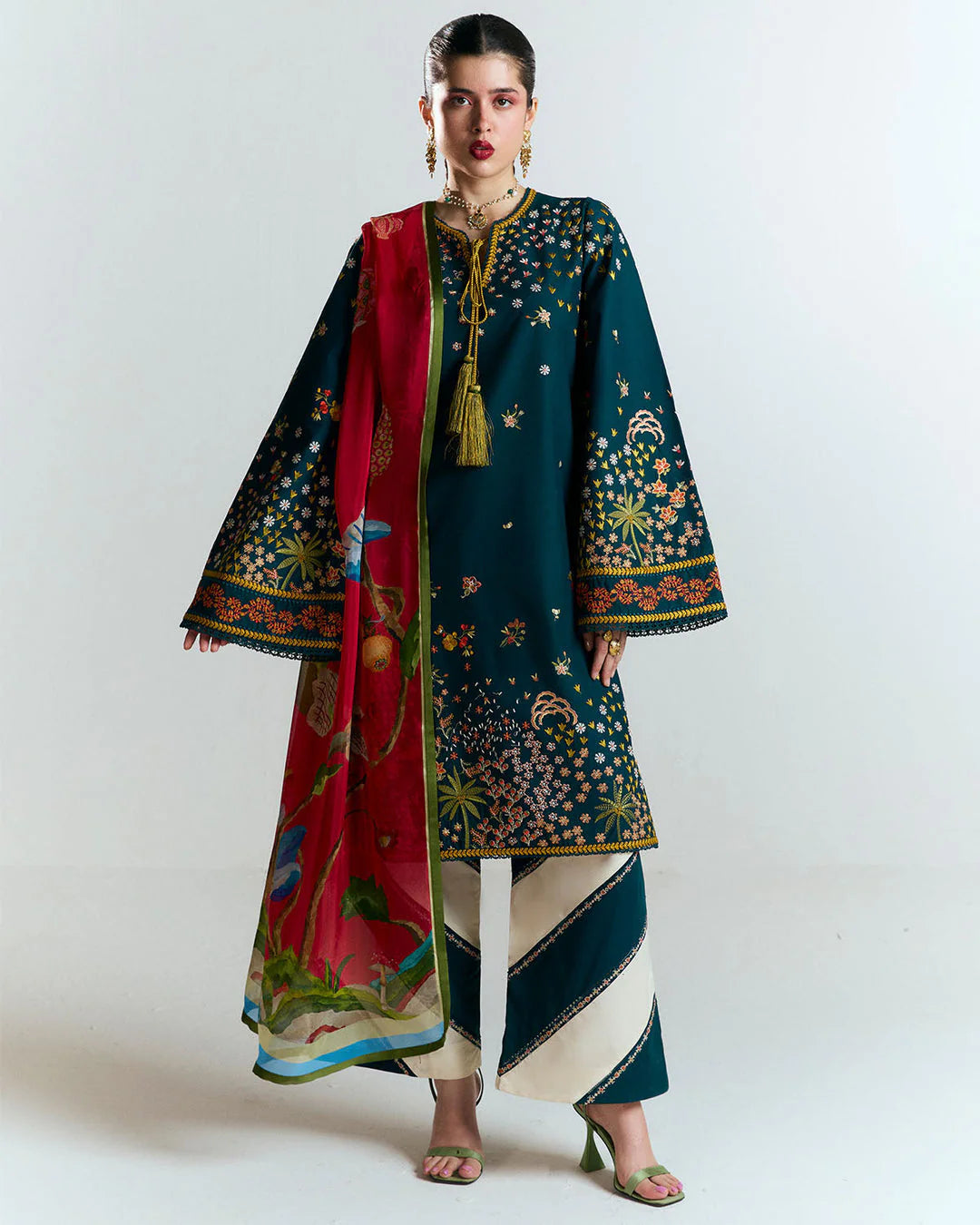 Jugnu Spring/Summer Unstitched '25 - Anara