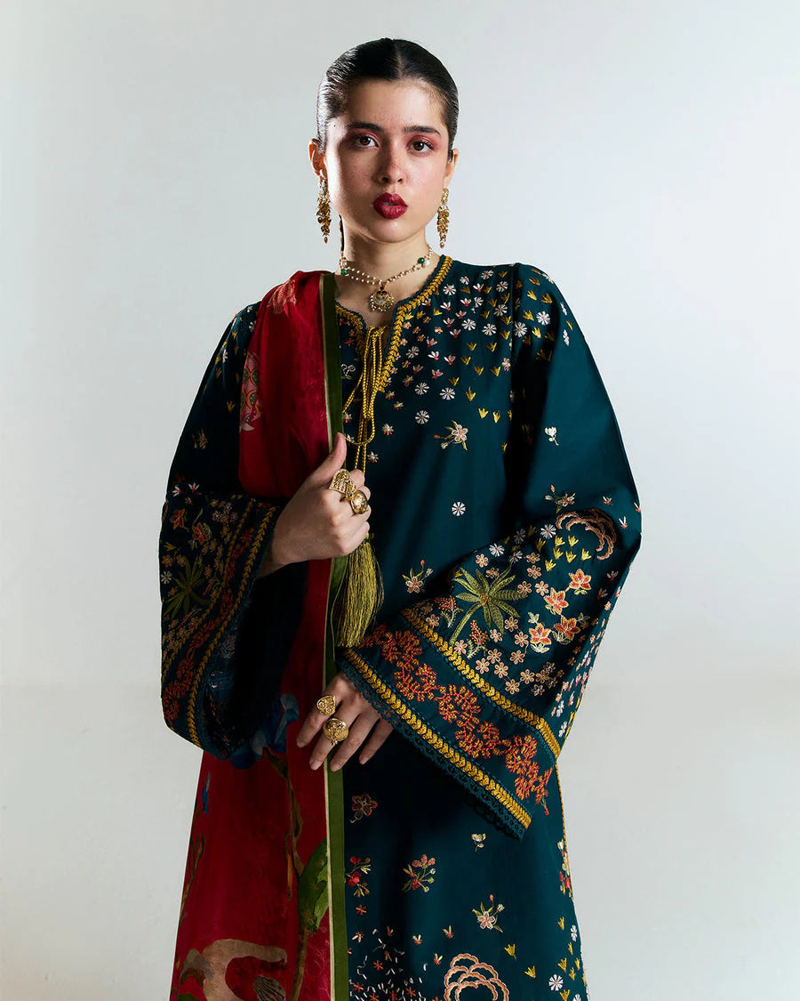 Jugnu Spring/Summer Unstitched '25 - Anara