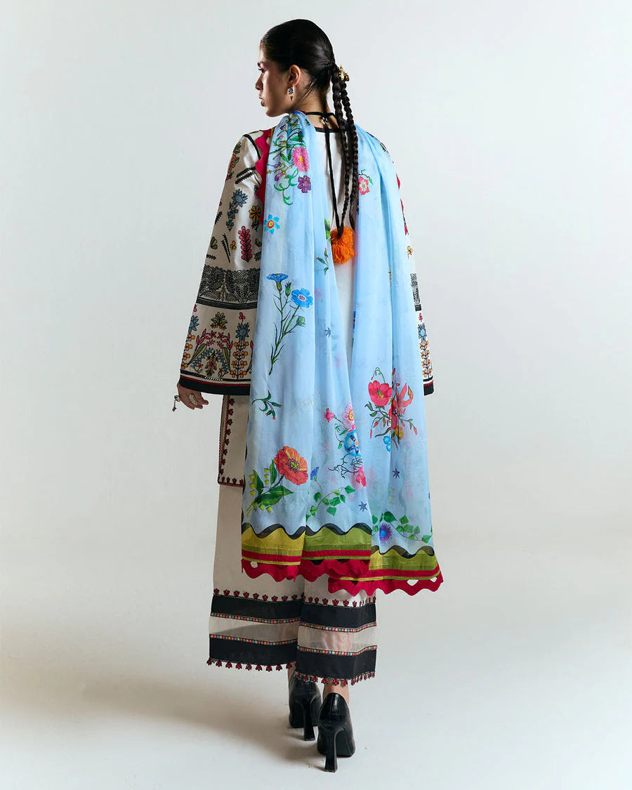 Jugnu Spring/Summer Unstitched '25 - Tiya