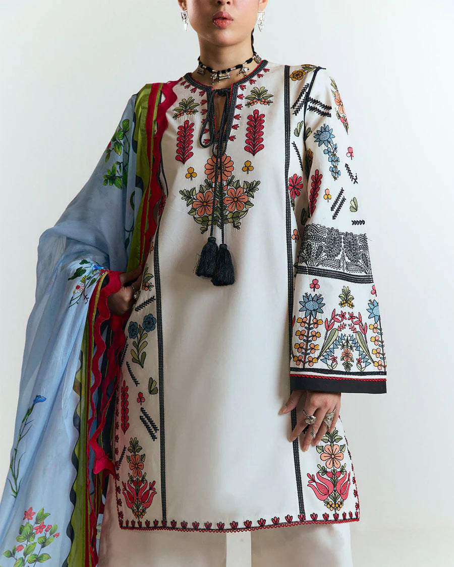 Jugnu Spring/Summer Unstitched '25 - Tiya