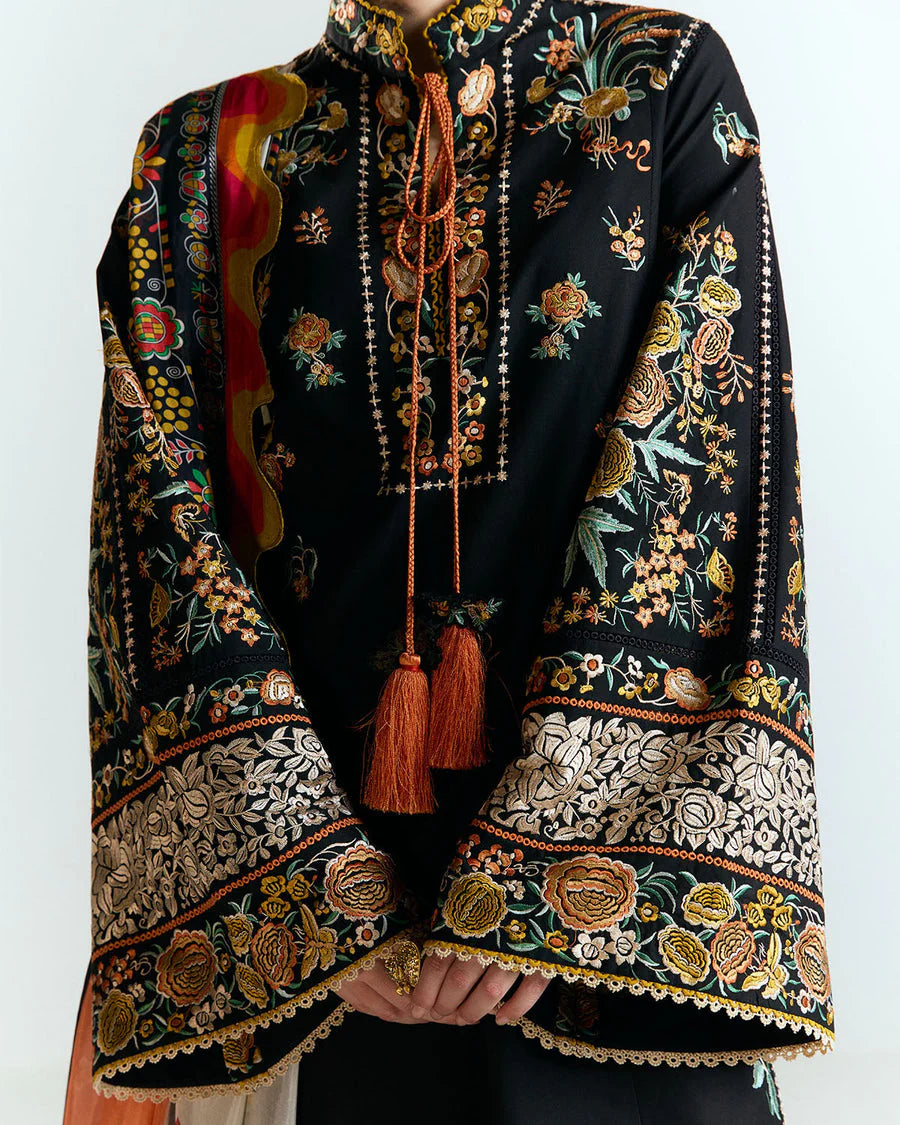 Jugnu Spring/Summer Unstitched '25 - Gulbar