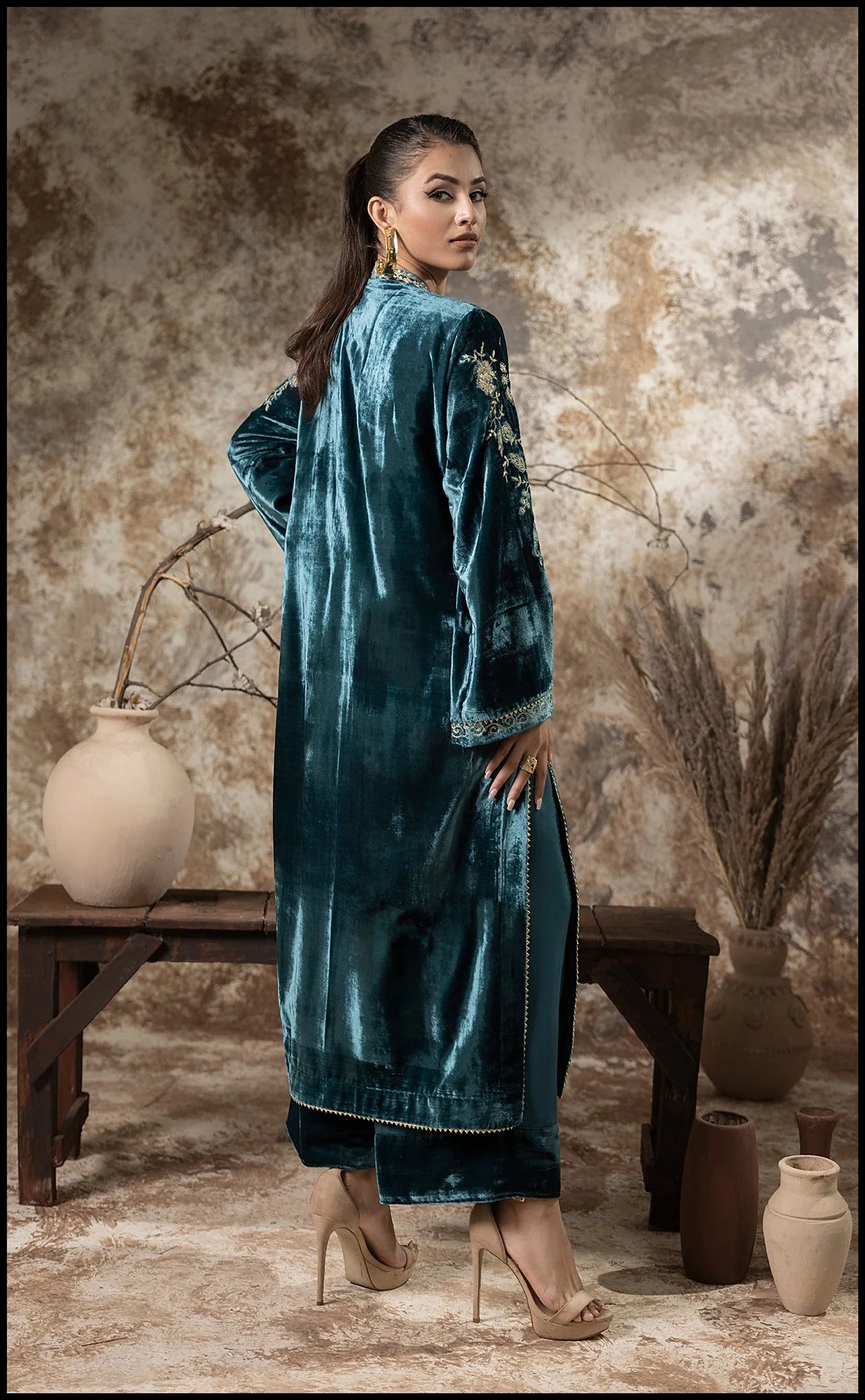 Sumaira Aurangzeb A Velvet Affair'24 - Teal Aura