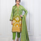 Erum Misha Printed Lawn Collection Green Suit-Set