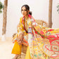 Adan's Libas Muzayyan Unstitched Lawn Collection 2023 – Yellow Suit Set