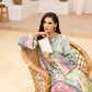 Adan's Libas Muzayyan Unstitched Lawn Collection 2023 – Pista Green Suit Set