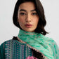 Coco By Zara Shahjahan Unstitched Lawn Summer Collection 4A – Teal
