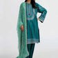 Coco By Zara Shahjahan Unstitched Lawn Summer Collection 4A – Teal