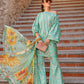 Maria.B M.Prints Spring Summer Floral Collection – 9A - Turquoise Blue