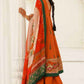 Zara Shahjahan S/S Luxury Lawn 23 Collection - Orange Sharara Set